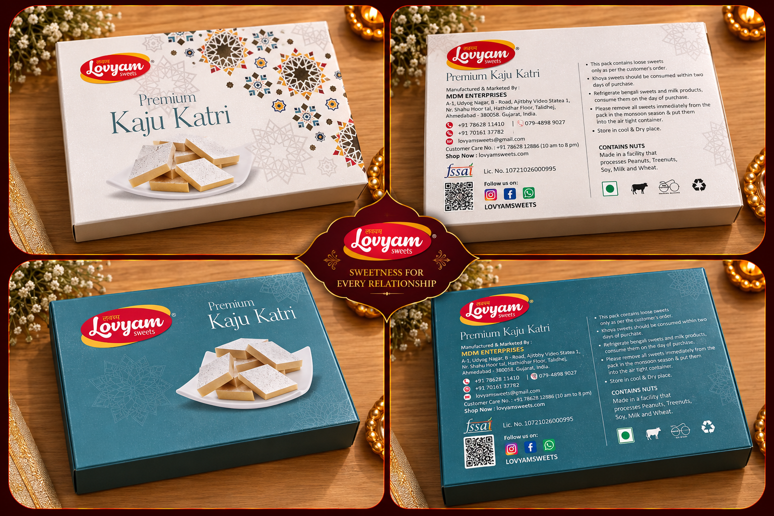 Premium Kaju Katri Classic Box