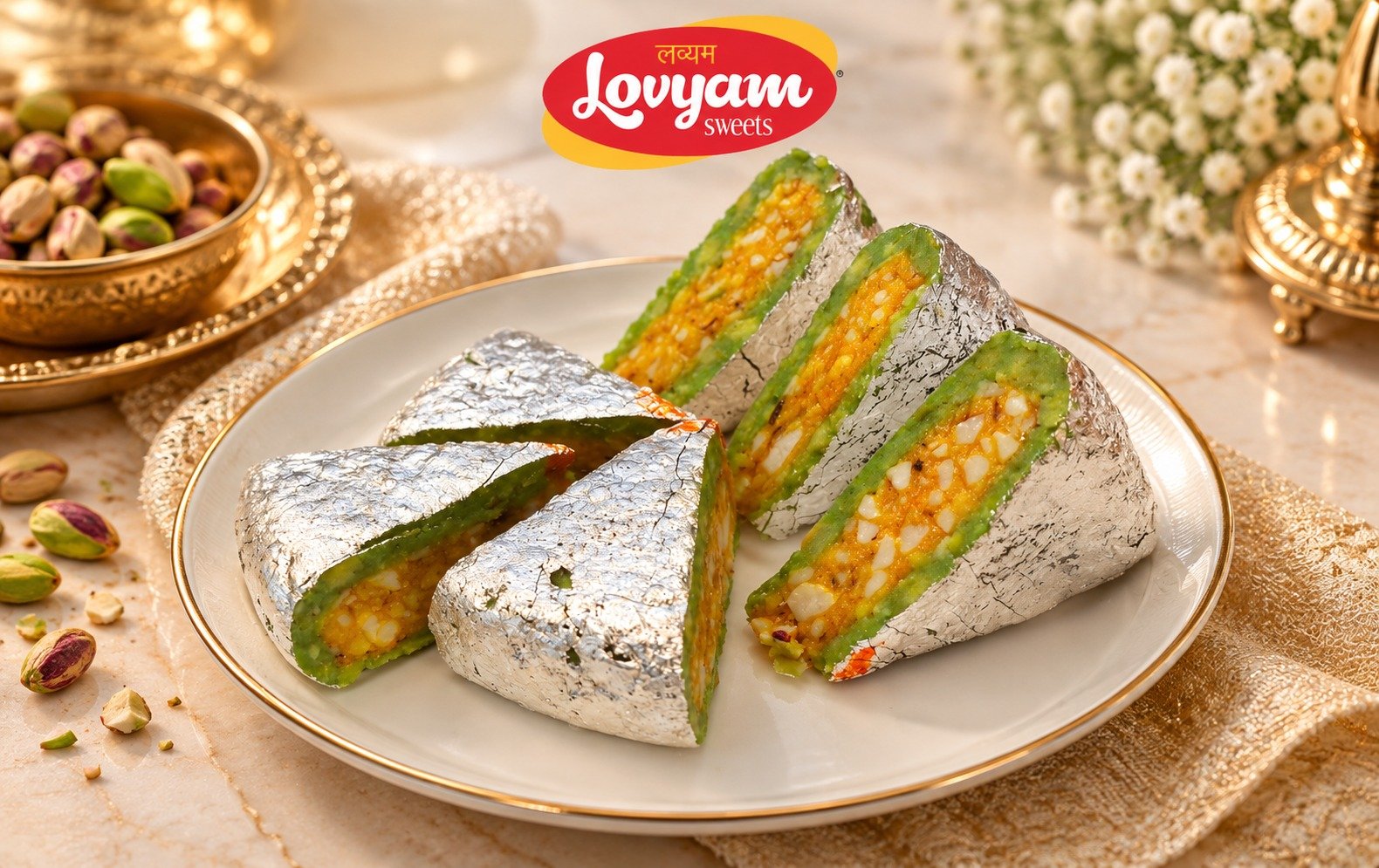 Pista Diamond Cake