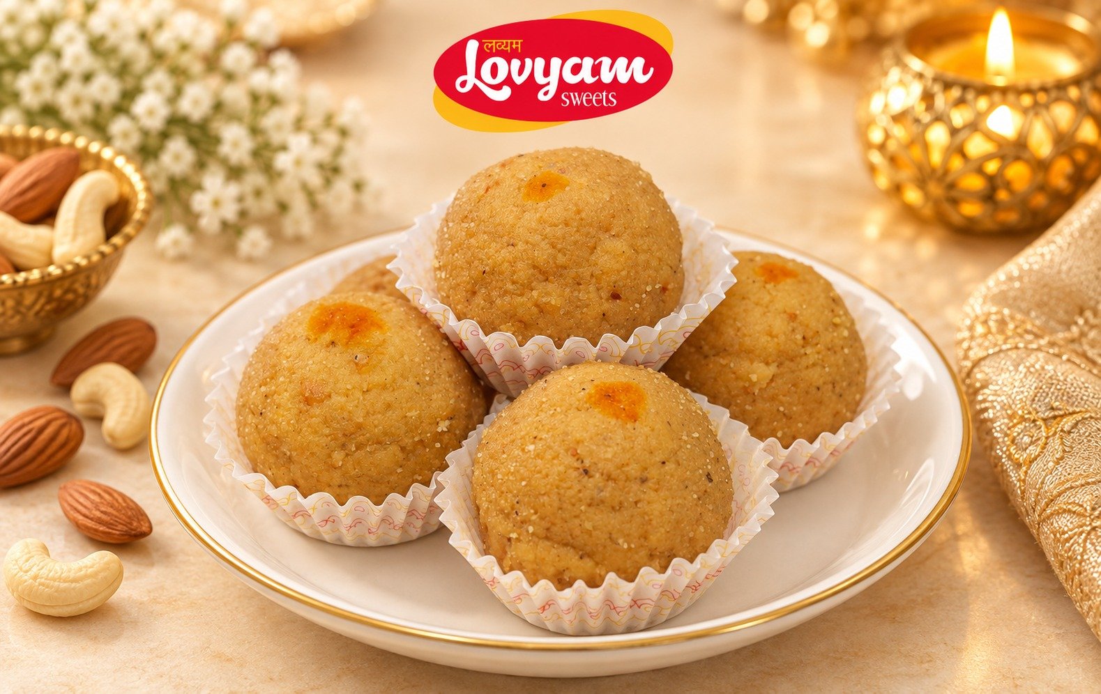 Plain Besan Laddu